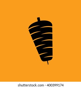 Kebab icon, kebab logo