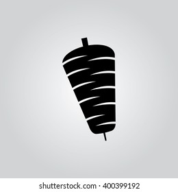 Kebab icon, kebab logo