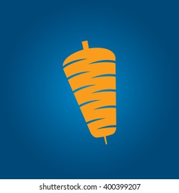 Kebab icon, kebab logo