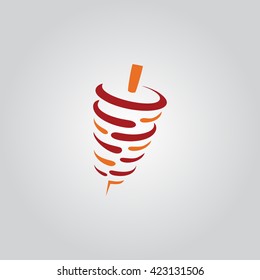Kebab Icon, Kebab Logo Vector