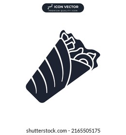 kebab icon symbol template for graphic and web design collection logo vector illustration