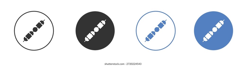 Ícone de Kebab para web design. pixel ícones planos perfeitos