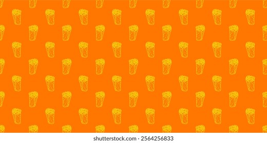Kebab Illustration Pattern. shawarma pattern background. burrito pattern background. Rolled Sandwich doodle illustration