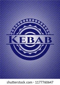 Kebab with jean texture