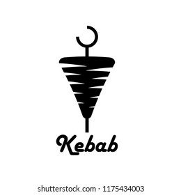 Kebab logo, Kebab icon vector illustration