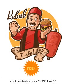 kebab logo illustration