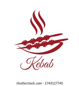 Kebab Logo, Kebab Meal Symbol
