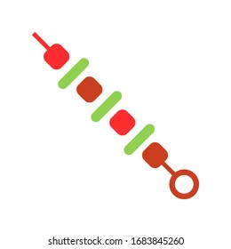 Kebab logo template vector icon design