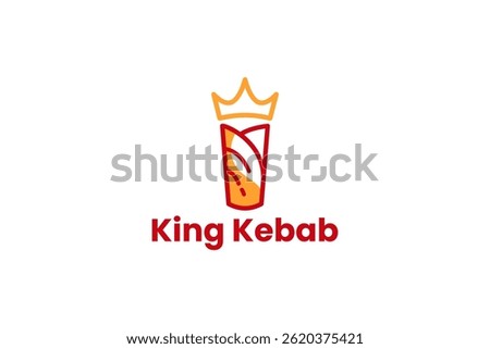 Kebab logo vector icon illustration