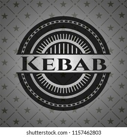 Kebab realistic dark emblem