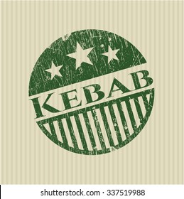 Kebab rubber grunge texture seal