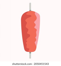 kebab shawarma illustration vector art