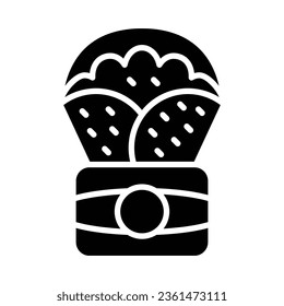 Icono De Glifo Vector Kebab Para Uso Personal Y Comercial.
