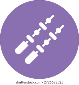 Ilustração de design de ícone de vetor de Kebab