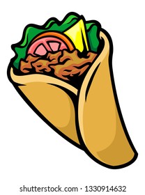 Kebab Vector Illustration