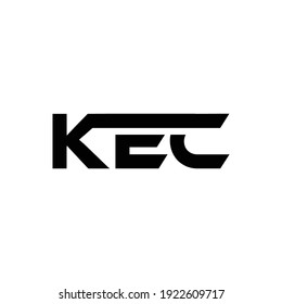 KEC Letter Logo Design Vector .