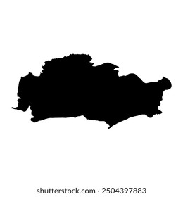 Kech district map, administrative division of Pakistan. Vector illustration.