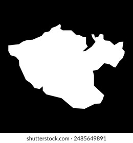 Keelung county map, county of the Republic of China, Taiwan. Vector illustration.