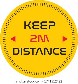 2 m langes Schild beibehalten 