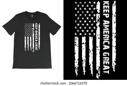 Keep America Great T-Shirt Vector Design