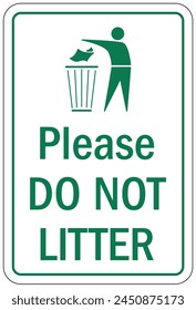 Keep area clean sign and labels