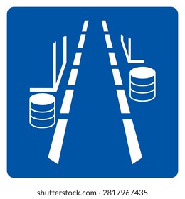 Keep Area Clear Symbol Sign ,Vector Illustration, Isolate On White Background Label.EPS10