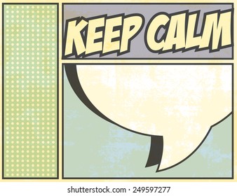 keep calm background, illustration in vector format