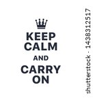 Keep calm and carry on. Creative poster concept. Typography poster. Card of invitation. Motivation. Modern lettering inspirational quote isolated on white background