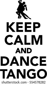 Keep calm and dance tango