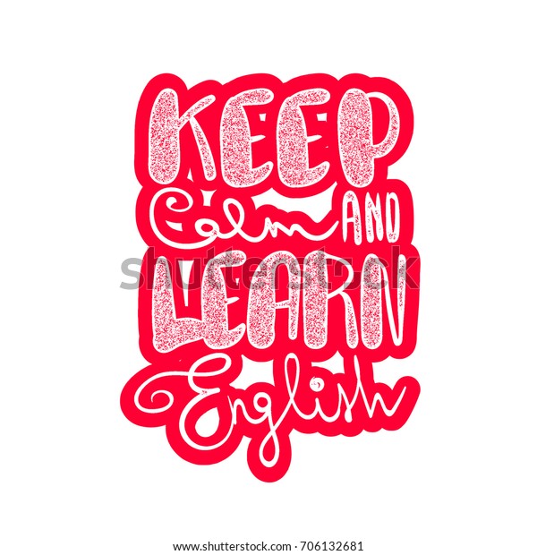 Картинка keep calm and learn english