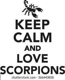 Keep calm and love scorpions