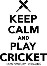 Keep Calm and Play Cricket