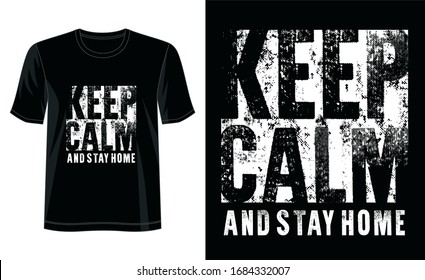 keep calm typography for print t shirt 