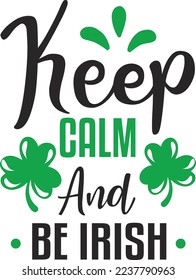 Keep Clam And Be Irish eps