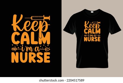 Keep Clam im a nurse tshirt