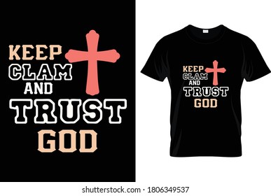 Mantener el diseño de camisetas de almejas.  Nueva ilustración de estilo de texto impresionante para camiseta, afiche y plantilla de publicación en medios sociales.