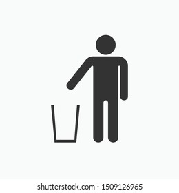 
Keep Clean Icon - Vector, Sign and Symbol for Design, Presentation, Website or Apps Elements. 