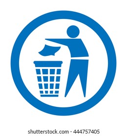Keep Clean This Area Litter Free Sign