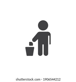 Keep clean vector icon. filled flat sign for mobile concept and web design. Do not litter glyph icon. Symbol, logo illustration. Vector graphics