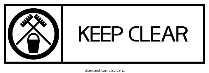 Keep clean.Sign.
A flat poster informing about the maintenance of this area in proper, prescribed condition.