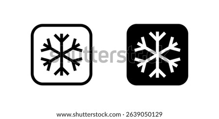 Keep cold symbol icons, essential for perishable goods, food packaging, pharmaceuticals, and temperature-controlled logistics.