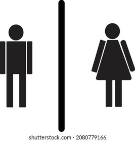 Keep distance from crowds or each other icon. Social distancing sign, can be used during coronavirus covid19 outbreak prevention