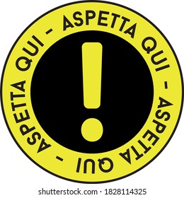 Icono de parada de distancia Covid-19