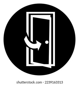 Keep Door Closed Symbol Sign, Vector Illustration, Isolate On White Background Label .EPS10