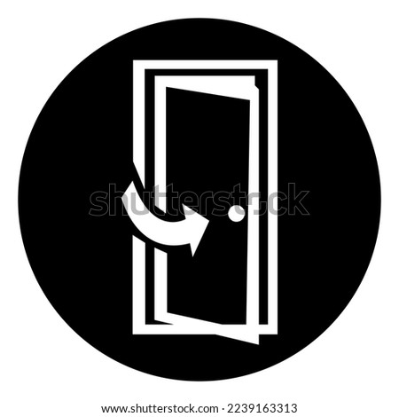 Keep Door Closed Symbol Sign, Vector Illustration, Isolate On White Background Label .EPS10