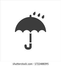 Keep Dry Icon On White Background