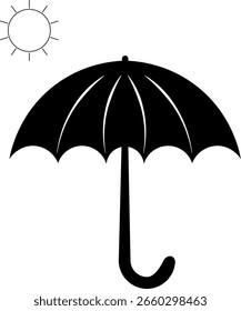 Keep Dry Icon sign isolated vector illustration