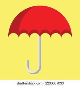 Keep dry icon. Subtable to place on shipping and delivery, logistic, etc.