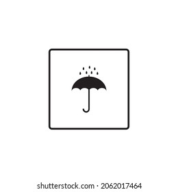 Keep Dry Icon Symbol Sign Vector