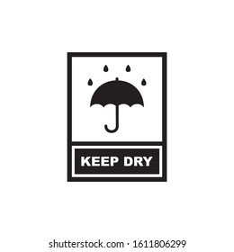 Keep dry icon symbol vector illustration